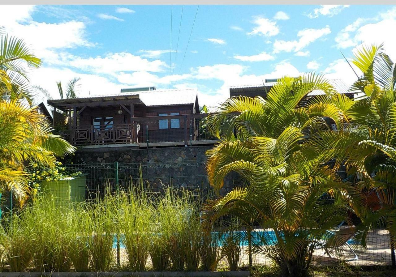 Les Bungalows Les Vanilliers, Sud Sauvage Avec Piscine سانت-جوزيف المظهر الخارجي الصورة